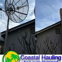 Coastal Hauling and Junk Removal - Satellite Dish Removal Orange County. Coastal Hauling And Junk Removal offers an affordable satellite dish removal service.