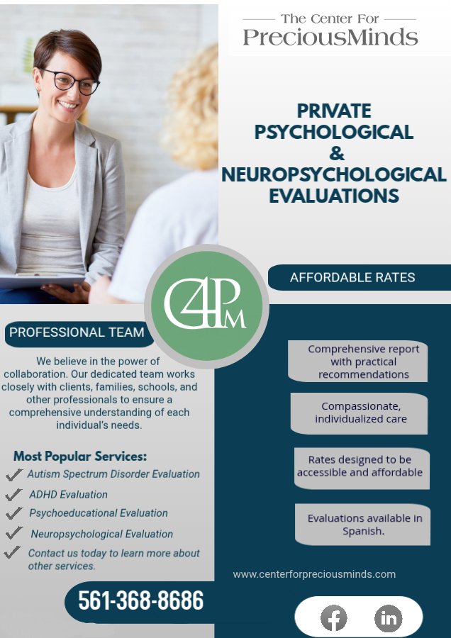 The Center For Precious Minds - grief counselor in Haverhill, FL