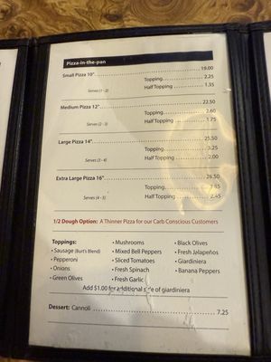 Menu photo 4 Burt's Place Morton Grove, IL