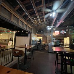 Adriano's Italian Restaurant - Interior view looking out onto the patio