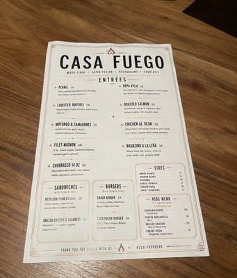 Menu photo 2 Casa Fuego Yonkers, NY Menu photo 2 Casa Fuego Yonkers, NY