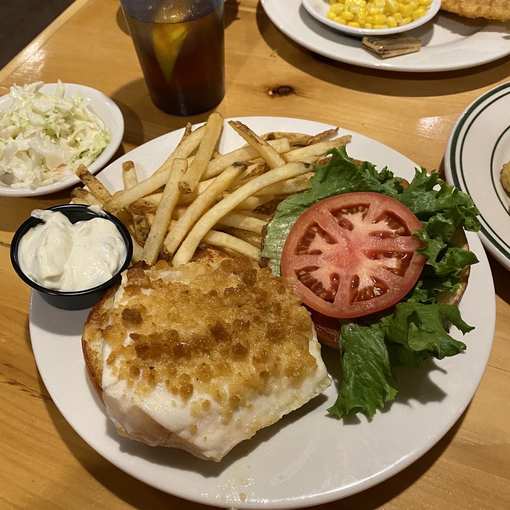 Johnson's Steak & Seafood. - Naked haddock sandwich - Seafood Near Me - North Berwick, Maine Johnson's Steak & Seafood. - Naked haddock sandwich - Seafood Near Me - North Berwick, Maine