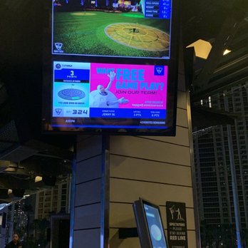 Topgolf - Tv monitors to show you your last golf stroke and score. - Golf Near Me - Las Vegas, Nevada Topgolf - Tv monitors to show you your last golf stroke and score. - Golf Near Me - Las Vegas, Nevada