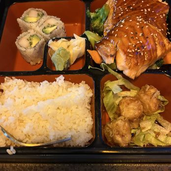 Woow Sushi - Teriyaki salmon bento boxes. - Japanese Near Me - Algonquin, Illinois Woow Sushi - Teriyaki salmon bento boxes. - Japanese Near Me - Algonquin, Illinois