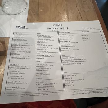 Thirty Eight - The menu - Seafood Near Me - Urban Honolulu, Hawaii Thirty Eight - The menu - Seafood Near Me - Urban Honolulu, Hawaii