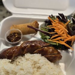 Rice Box & Boba - Lao sausage rice box