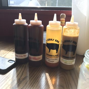 2 Jerks BBQ - Sauce options - Barbeque Near Me - Raynham, Massachusetts
