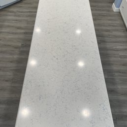Beautifully installed quartz countertops.