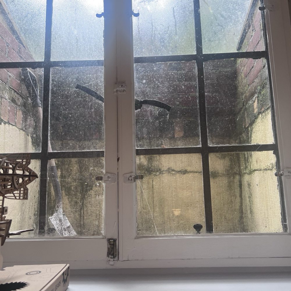 Omar’s Cleaning Services - Left dirt and cobwebs on windows. - Window Washing Near Me Omar’s Cleaning Services - Left dirt and cobwebs on windows. - Window Washing Near Me