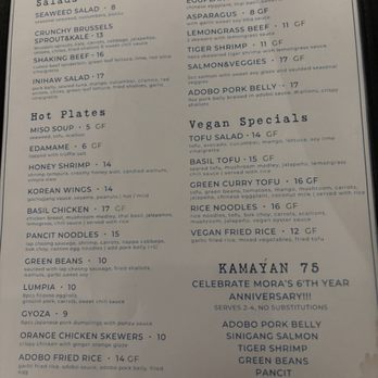 Mora - Oak Park - Menu - Asian Fusion Near Me - Oak Park, Illinois Mora - Oak Park - Menu - Asian Fusion Near Me - Oak Park, Illinois