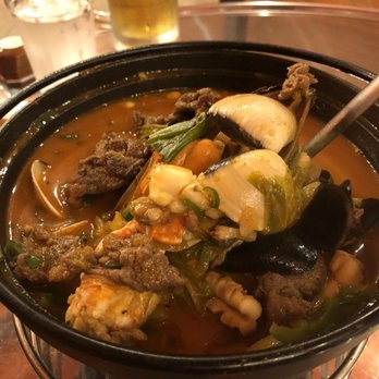 99 Pocha - Spicy seafood bugolgi soup - Korean Near Me - Carrollton, Texas 99 Pocha - Spicy seafood bugolgi soup - Korean Near Me - Carrollton, Texas