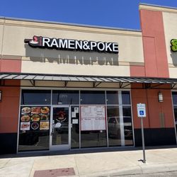 Ginza Ramen and Poke - Front door