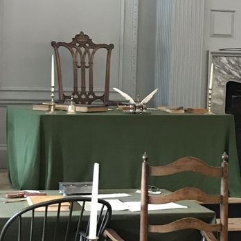 Independence Hall - George Washington's Chair! (original chair) - Landmarks & Historical Buildings Near Me - Philadelphia, Pennsylvania Independence Hall - George Washington's Chair! (original chair) - Landmarks & Historical Buildings Near Me - Philadelphia, Pennsylvania