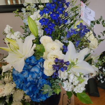 Blooming Gals Flower Shop - Blue Horizons - Florists Near Me - Corona, California Blooming Gals Flower Shop - Blue Horizons - Florists Near Me - Corona, California
