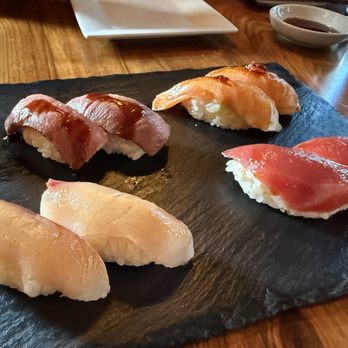Zeppelin - Wagyu, maguro, salmon belly, daily special yellowtail amberjack - Sushi Bars Near Me - Washington, DC, District of Columbia Zeppelin - Wagyu, maguro, salmon belly, daily special yellowtail amberjack - Sushi Bars Near Me - Washington, DC, District of Columbia