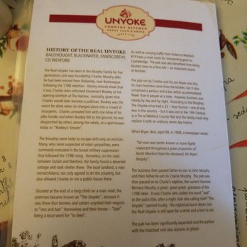 Real Unyoke - The history - Pubs Near Me - Blackwater, WX