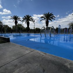Celebration Park - Kids are having fun at the splash pad zone