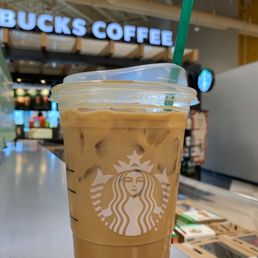 Shaken espresso with oat milk