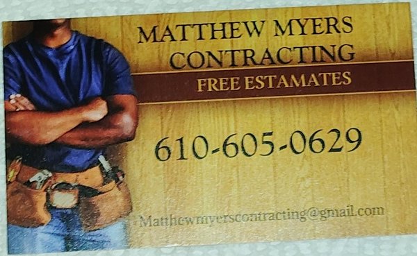 Matthew Myers Contracting Logo