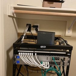 Lupen Systems - Rack setups don't need to be full and enclosed. Frame racks are perfect when they are out of the way and can still look good too!