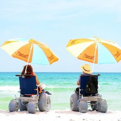 Beach wheelchair