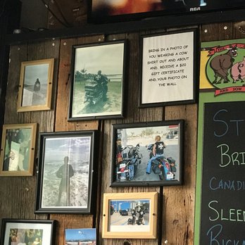 The Cow and Sow - a wall full of pictures - Barbeque Near Me - Fenelon Falls, Ontario The Cow and Sow - a wall full of pictures - Barbeque Near Me - Fenelon Falls, Ontario