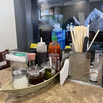 Pho ABC - Condiment section - Vietnamese Near Me - Folsom, California