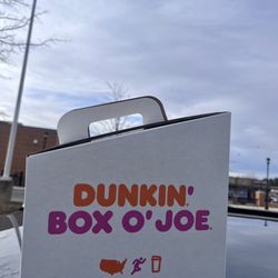 Dunkin' - Hot Chocolate (perfect since I had cold non coffee drinkers)
