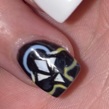Jenny's Nails - Horrible nail service and design JENNY did. - Nail Salons Near Me - Bloomington, Indiana