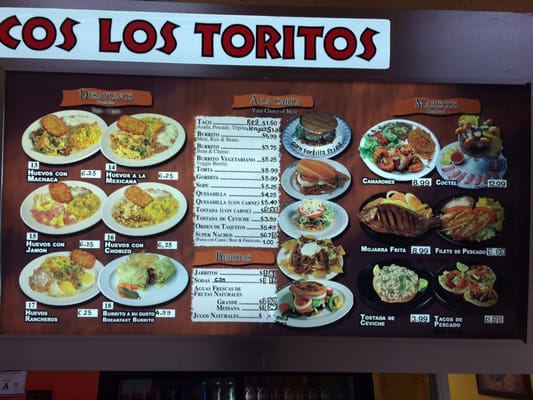 Menu photo 7 Tacos Los Toritos Las Vegas, NV