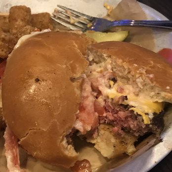 Taco Mac - Ordered medium well, came out mangled like this - American Near Me - McDonough, Georgia Taco Mac - Ordered medium well, came out mangled like this - American Near Me - McDonough, Georgia