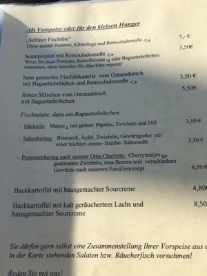 Menu photo 3 54 Grad Nord Sellin, MV