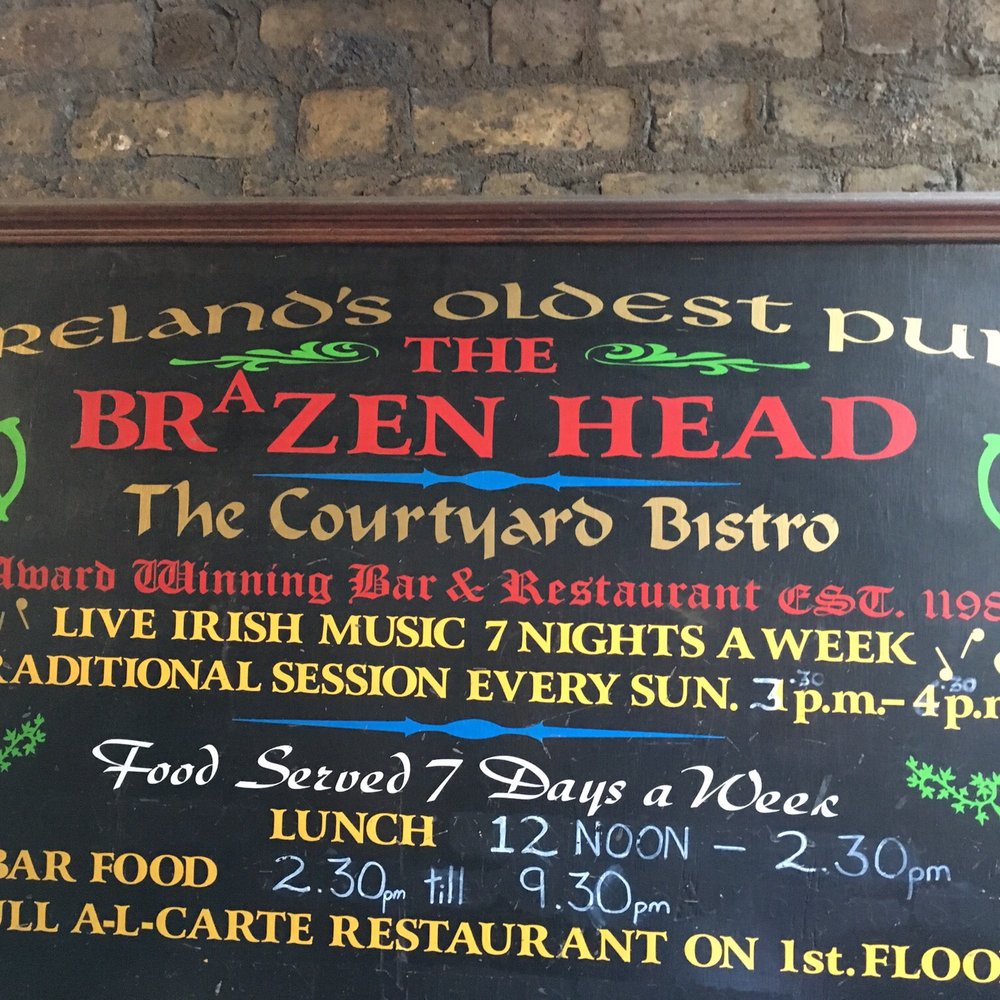 The Brazen Head - A lot happens in this old courtyard! - Pubs Near Me - Dublin, D