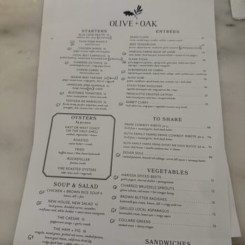 Olive + Oak - Menu 5/2025 - Wine Bars Near Me - Saint Louis, Missouri