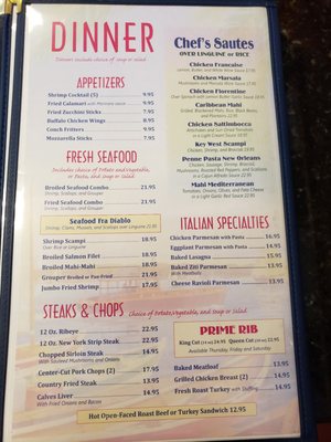 Menu photo 1 Key West Diner Stuart, FL