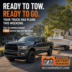 Stevens Battery Warehouse - Your truck has big plans this weekend Don't let a weak battery delay the fun.
