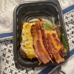 Wendy's - Hamburger without bun.