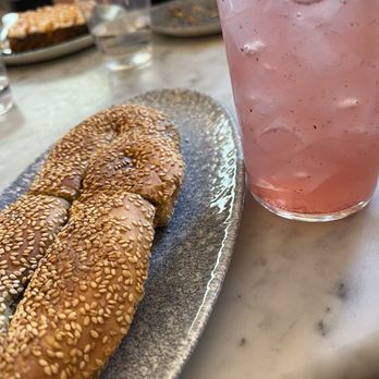 K'Far Cafe - Rose sumac lemonade and za'attar jerusalem bagel - Cafes Near Me - Philadelphia, Pennsylvania K'Far Cafe - Rose sumac lemonade and za'attar jerusalem bagel - Cafes Near Me - Philadelphia, Pennsylvania