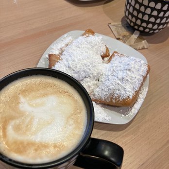 Lancaster Beignet - The 3 count of begniets and a cafe au lait. - Cafes Near Me - Lancaster, Pennsylvania