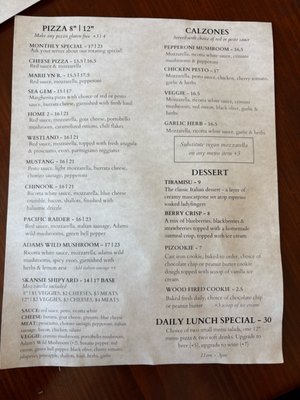 Menu photo 2 Millville Pizza Co Gig Harbor, WA Menu photo 2 Millville Pizza Co Gig Harbor, WA