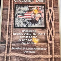 Creekside Diner - Menu