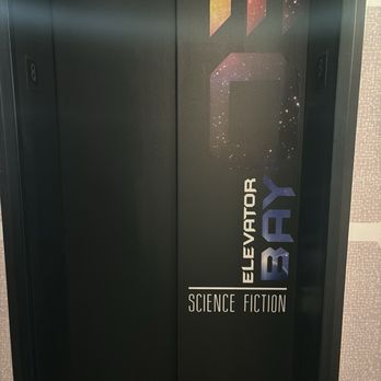 the Curtis Denver - a DoubleTree by Hilton Hotel - Sci-Fi themed elevator door - Hotels Near Me - Denver, Colorado the Curtis Denver - a DoubleTree by Hilton Hotel - Sci-Fi themed elevator door - Hotels Near Me - Denver, Colorado