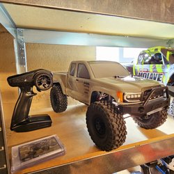 Horizon Hobby - Axial has great entry level crawler trucks that are very capable of tackling rugged terrain.