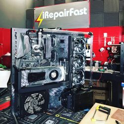 iRepairFast - Part way through a new Custom Computer build!