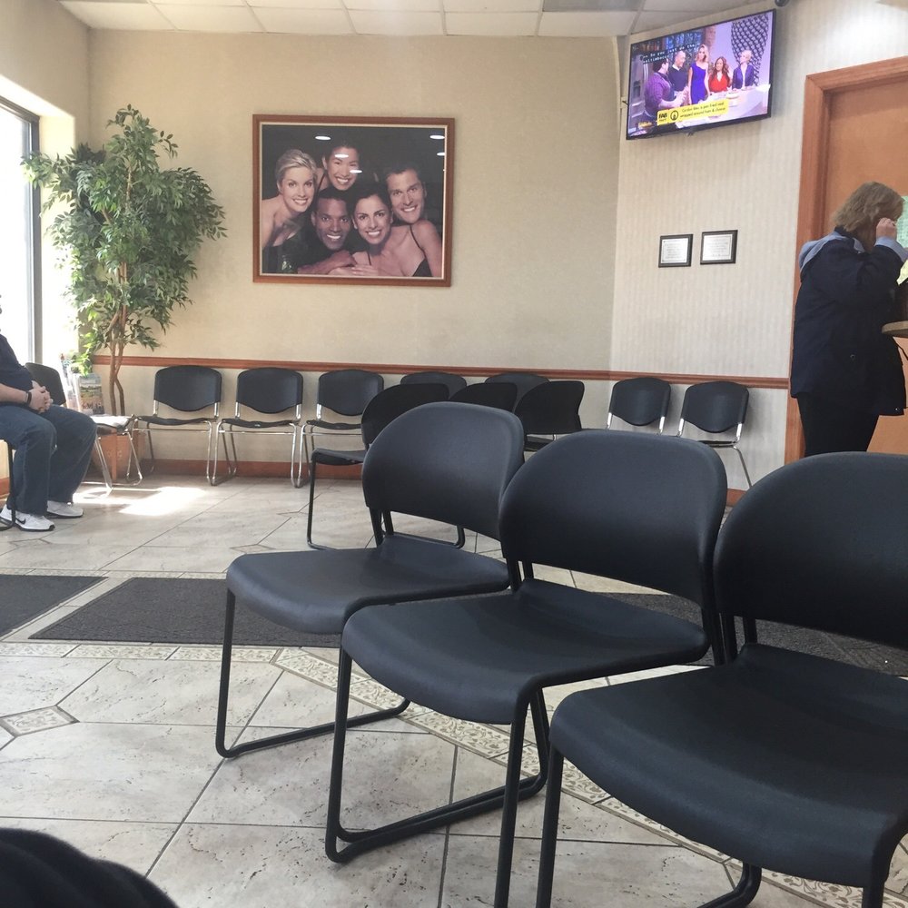 The waiting area