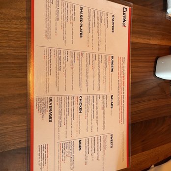Eureka - Menu - American Near Me - Santa Clara, California Eureka - Menu - American Near Me - Santa Clara, California