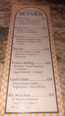 Menu photo 1 Where’s Jubes St. Petersburg, FL