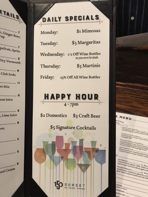 Menu photo 5 150 Sunset El Paso, TX