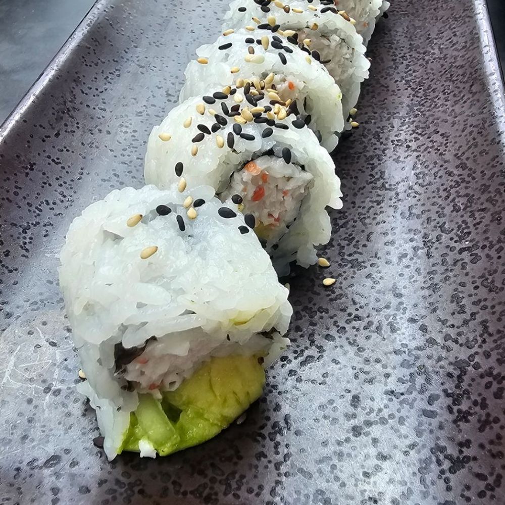 Tadashi - California Roll...so difficult to mess up, but rice was very dry. - Sushi Bars Near Me - Bee Cave, Texas Tadashi - California Roll...so difficult to mess up, but rice was very dry. - Sushi Bars Near Me - Bee Cave, Texas