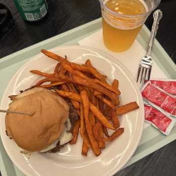 Delilah's Everyday Soul - Peachtree - Smash beef burger with sweet potato fries - Soul Food Near Me - Atlanta, Georgia Delilah's Everyday Soul - Peachtree - Smash beef burger with sweet potato fries - Soul Food Near Me - Atlanta, Georgia